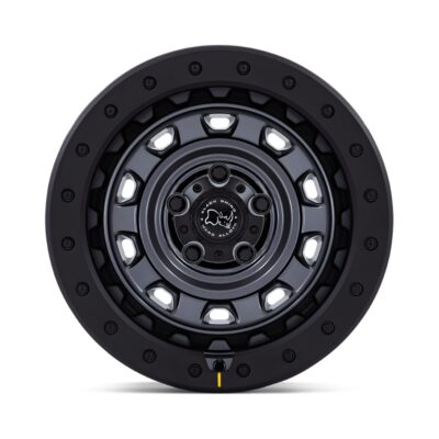 BR023 XPLORER 17X9 5×127 ET-12 CB71.5 MATTE GUNMETAL/MATTE BLACK LIP