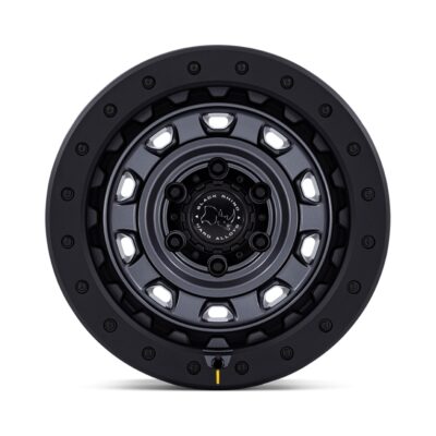 BR023 XPLORER 17X9 6X139.7 ET12 CB106.1 MATTE GUNMETAL/MATTE BLACK LIP
