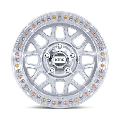 KM549 GRS 17X9 5X127 ET-12 CB71.5 GLOSS SILVER/MACH FACE
