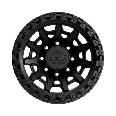 LUNATIC 17X9 8X170 ET00 CB125.1 MATTE BLACK/MBK RING