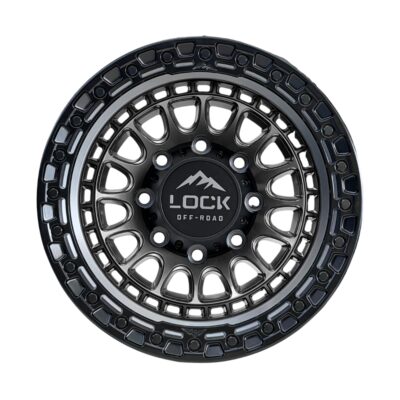 MOJAVE 17X9 8X170 ET00 CB125.1 MATTE GREY/MATTE BLK RING