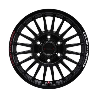 (LENSO) VENOM-9(VN9) 17X8.5 6X139.7 ET08 CB64.1  MK (SATIN BLACK)