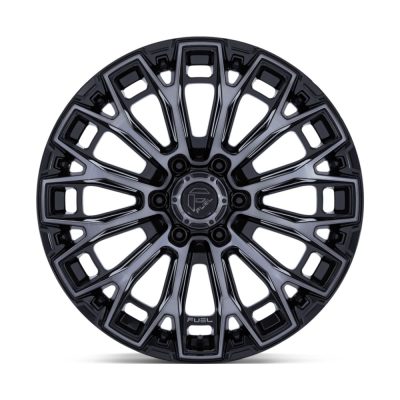 FC882 TRAX 17X9 6X139.7 ET01 CB106.1 GLOSS BLACK MACHINED/ FACE DARK TINTED
