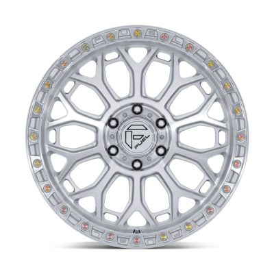 FC901 TALON 17X9 6X139.7 ET0 CB106.1 GLOSS SILVER MACHINED FACE