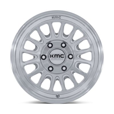 KM733 IMPACT fft 17X8.5 6X135 ET00 CB87.1 GLOSS SILVER MACHINED FACE
