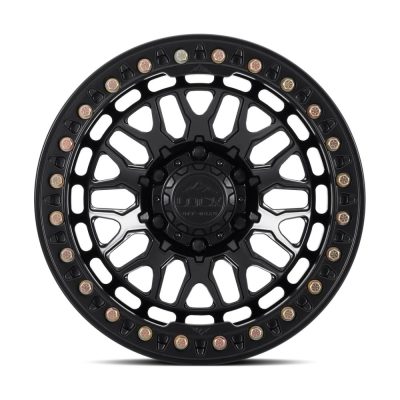 INVADER (FORGED beadlock) 17X9 6X135 ET00 CB87.1 MATTE BLACK/MATTE BLACK RING